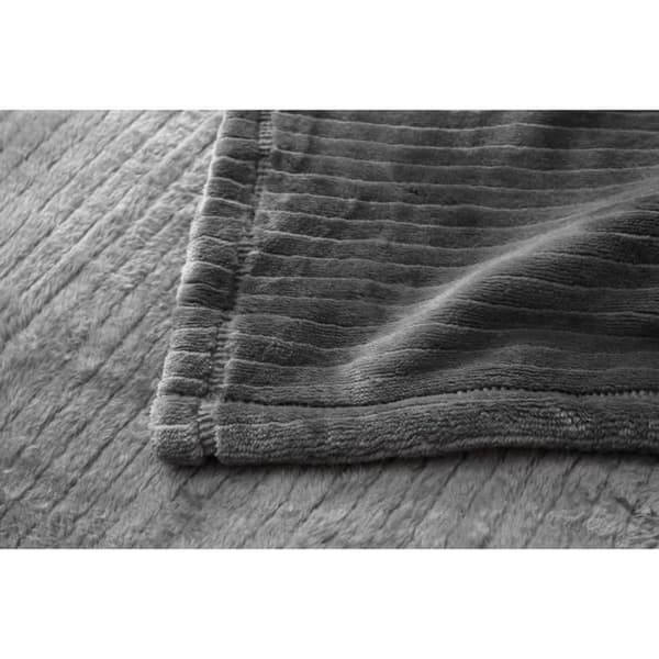 Mikrofleece-filt 150x230 cm grå - 360gsm