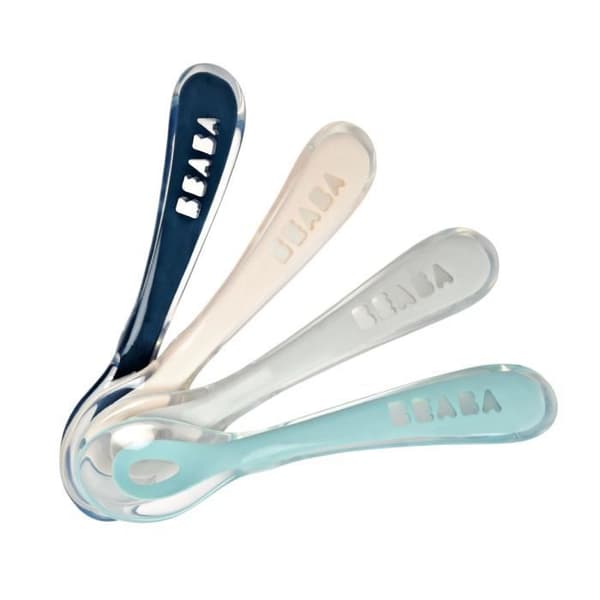 Béaba måltidsset med 4 silikonskedar 2nd Age