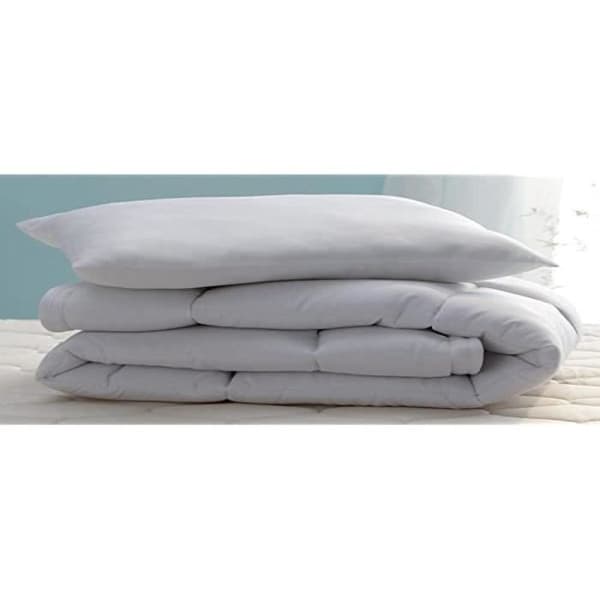 Toronto täcke - DOMIVA - 100 % polyester mikrofiber - 300 gr/m² - Vit - 70 x 140 cm
