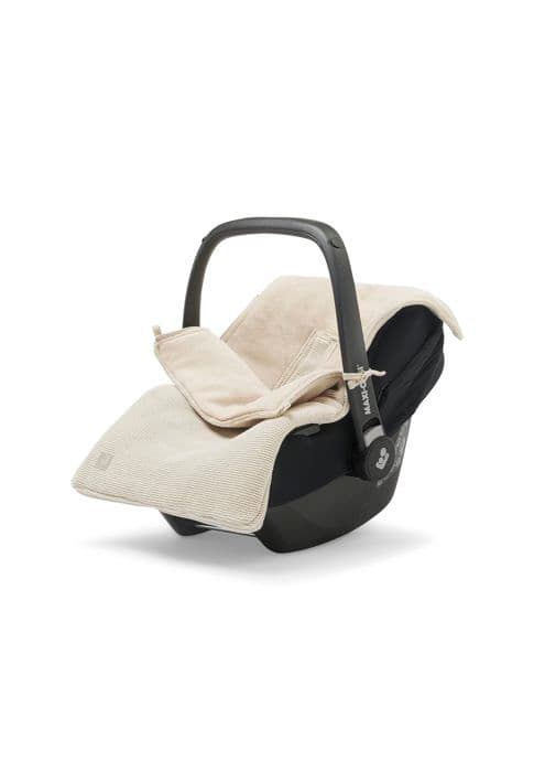 Fotpåse Jollein - 025-811-65360 - Akryl fotpåse Basic Knit Nougat, Creme/Beige