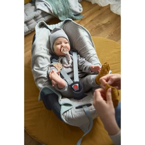 Lässig Gots babyfilt i ekologisk bomull - mint