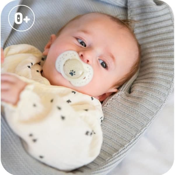 MoMi HUG Bamboo babyfilt - supermjuk och bekväm - 80x110 cm – Beige