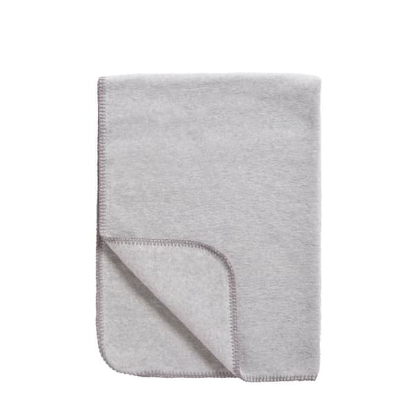 Meyco Baby Uni täcke för barnsäng - vävt - grå melange - 75x100cm - 1.0 TOG