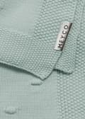 Miniatyrbild 2 av 6: Meyco Baby Knots täcke för barnsäng - sten grön - 75x100cm - 1.0 TOG