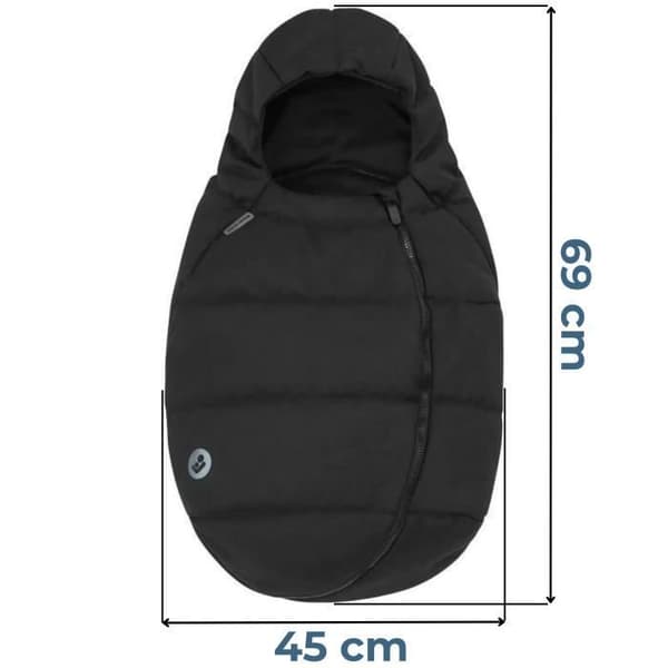MAXI-COSI Fotpåse cosi, från födseln till 12 månader, Essential Graphite2