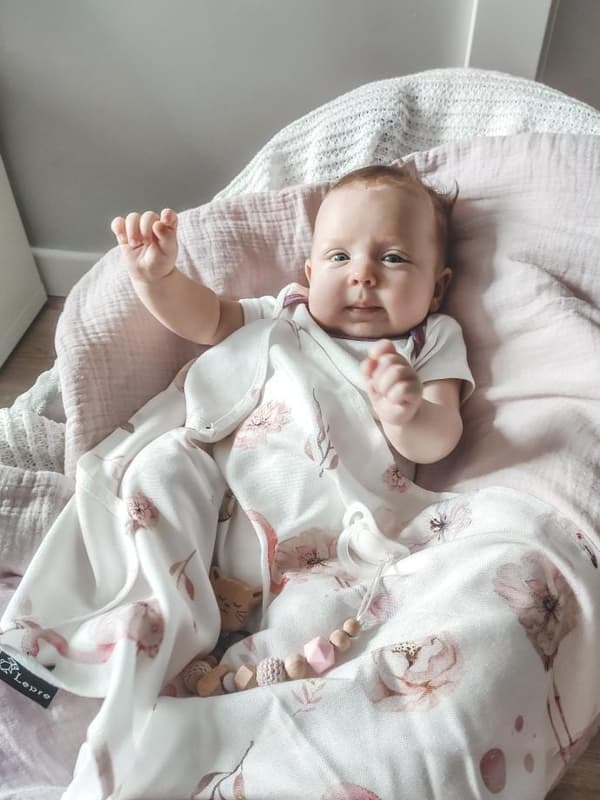 Bambu-swaddle - Nallebjörnar med ballonger 110x110