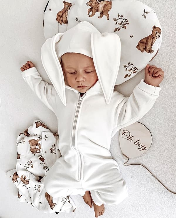 Bambu-swaddle - Nallebjörnar med ballonger 110x110