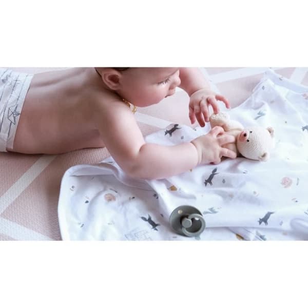 BÉABA - Miracle Blanket™ - Svaddningsfilt - 100% Bomull - 0-3 Månader - Leaf