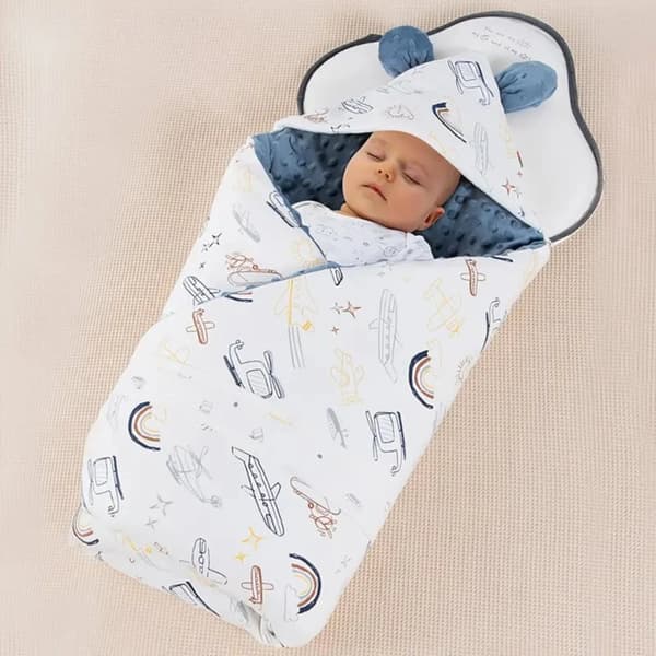 Babyfilt, Mysig Dubbel Lager, Fantasiinspirerat Mönster,IngenStorlek, Aviatorer