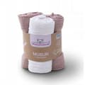Miniatyrbild 1 av 4: Multitex 3-pack av muslinlakan, storlek 70x80