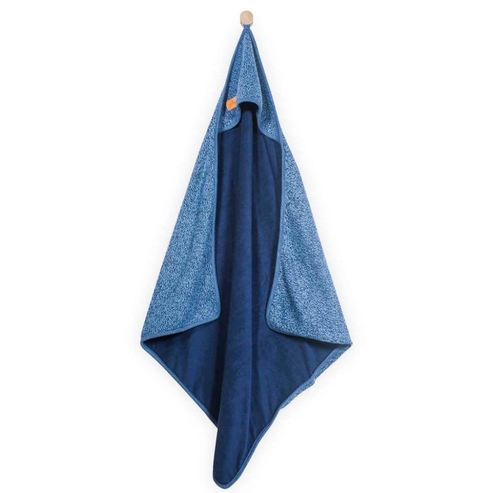 Jollein badekåbe 75 x 75 cm stenvasket strik marineblå 534-836-65062