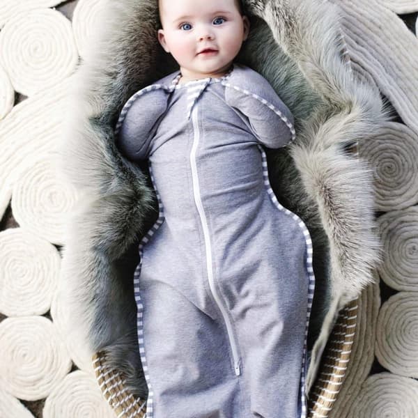 Love to Dream Babysvøp Swaddle UP Original M grå