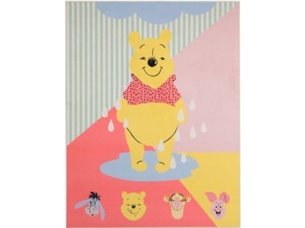 Peter Plys Splash De Luxe gulvtæppe til børn 95x125