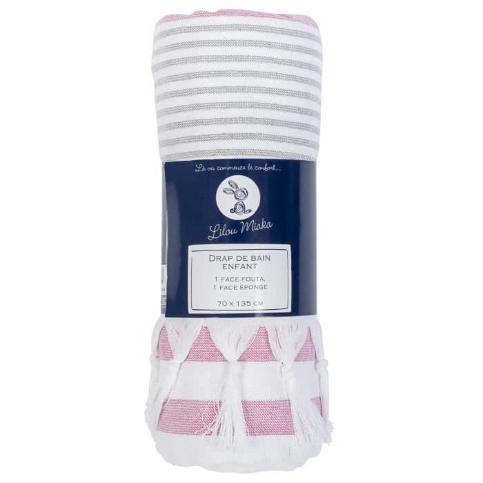 LILOU ÅR Drap de bain Fouta - Rose