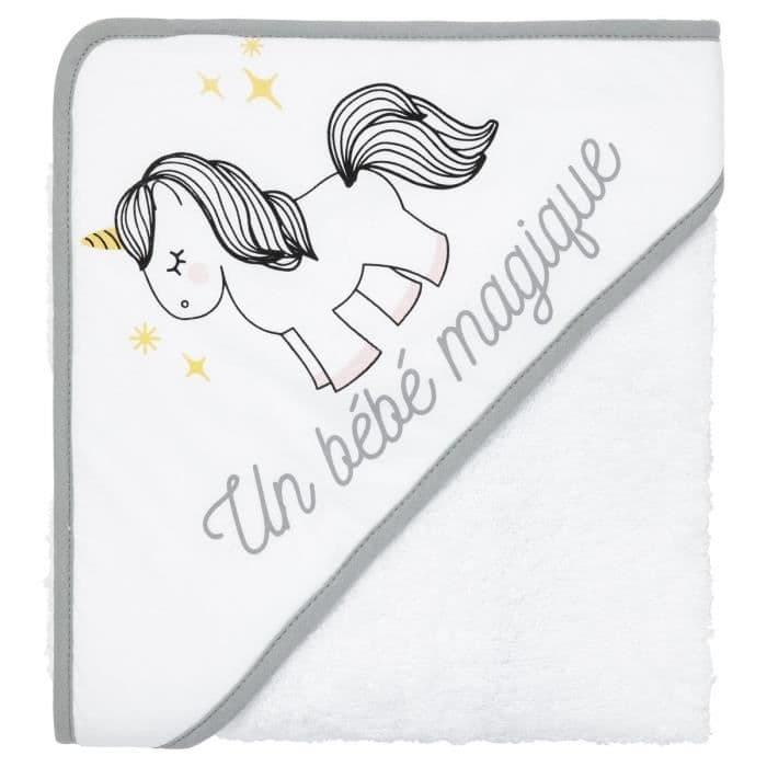 BABYCALIN Badehætte Unicorn - 80 x 80 cm
