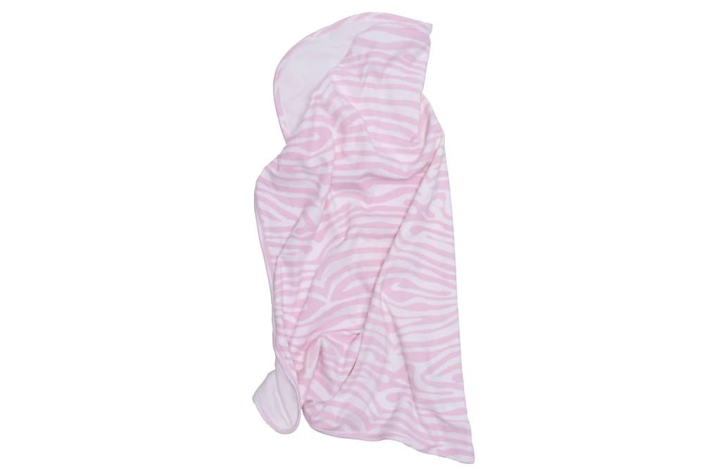 Babyfilt dubbel animal rosa eko