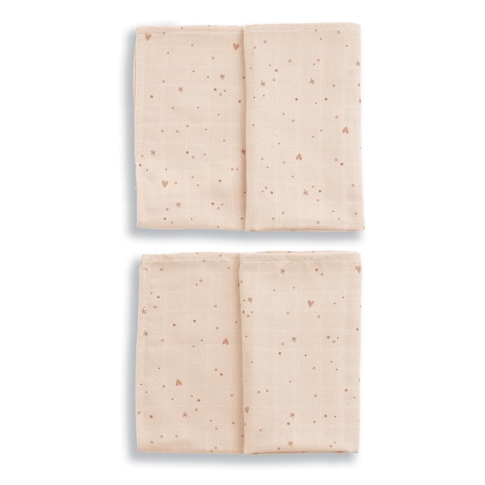 Gloop Muslinfilt Pink Sparkle 2-pack