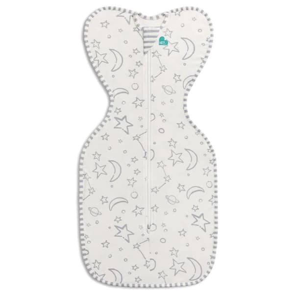 Love to Dream Sovpåse Swaddle Up Bamboo steg 1 M gräddvit stjärnor