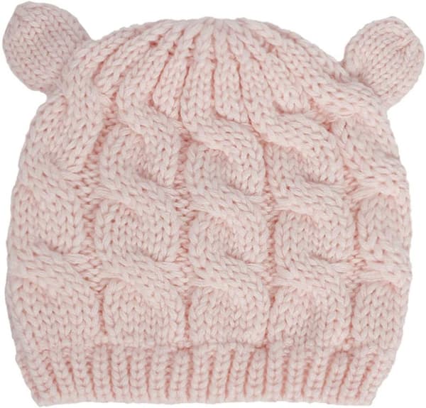 2 x luer 2 x par votter til baby, Large, Rosa