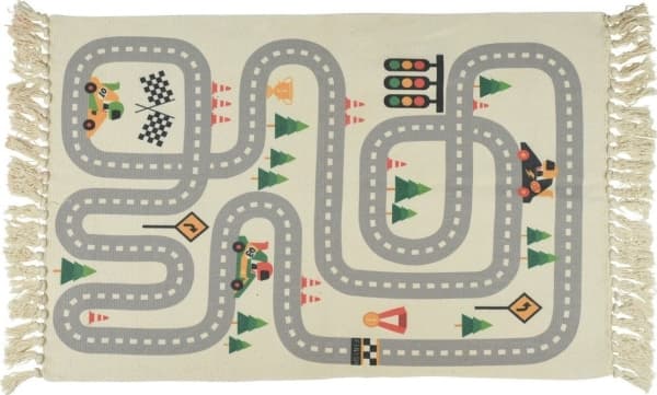 H&amp;S Decoration Matta för barnrum pedagogisk matta boho 80x120 cm
