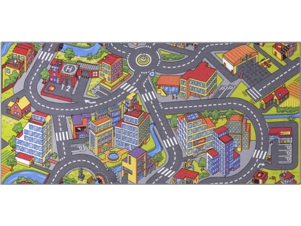 Bilspelmatta SMART CITY 95 x 200 cm