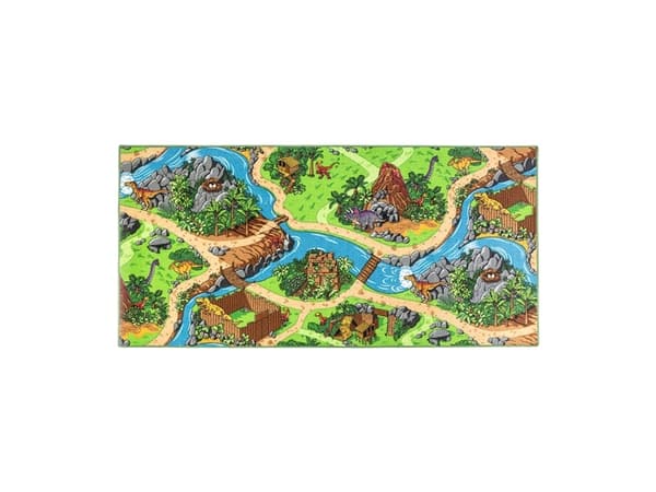 Bilspelmatta ''Dino World'' 95 x 200 cm