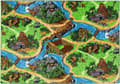 Miniatyrbilde 1 av 2: Bil Legetæppe ''Dino World'' 140 x 200 cm