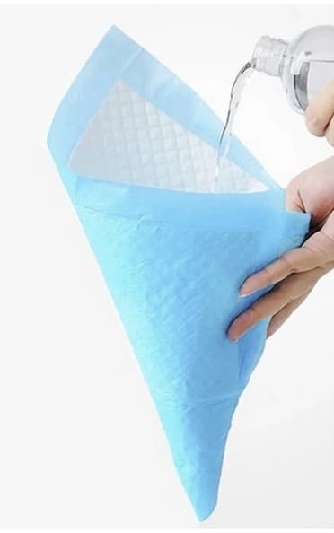 50-Pack - Sanitetsbind / Engangsbind / Sanitetsbind Blå 60x60 cm.