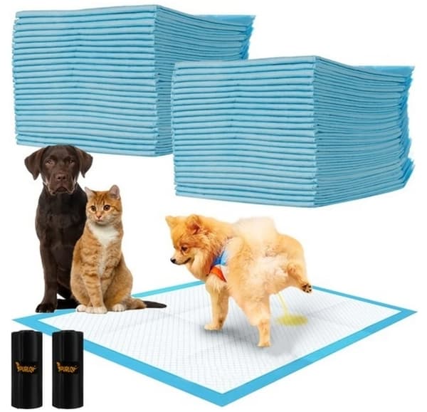 50-Pack - Hygienunderlägg / Engångsunderlägg / Hygien Underlägg Blå 60x60 cm.