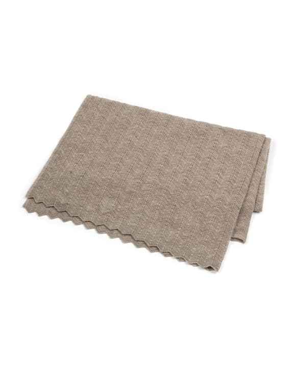 Smallstuff Babyteppe Fishbone Merino Wool - Nature
