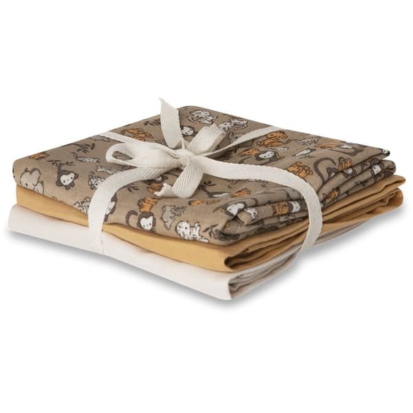 That's Mine Bora Muslin Cloth 3-pack - Jungle friends - Onesize