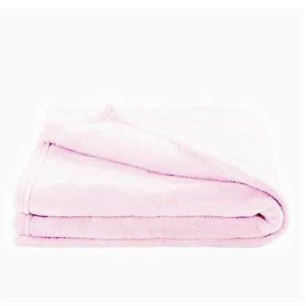 Mikrofiberfilt för barn - Rosa - 100 x 150 cm