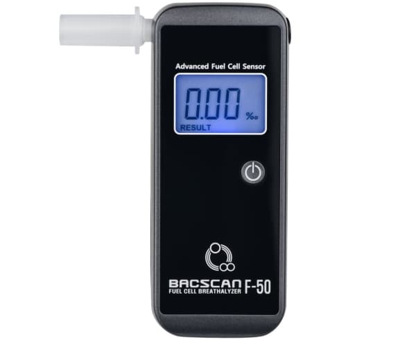 BACscan F-50 Alkoholimittari 0 - 4% Musta