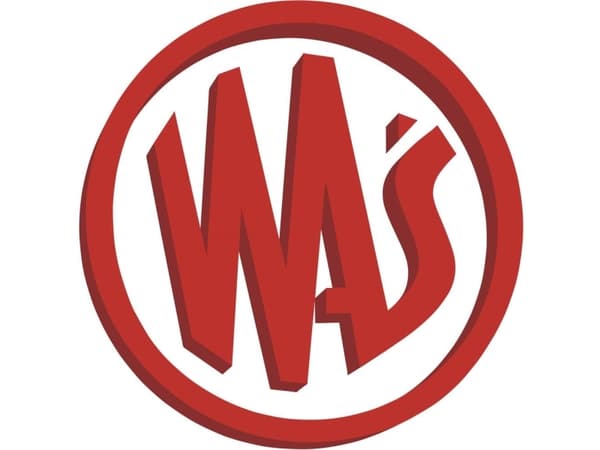 WAS Frontlys W134 1028 12 V, 24 V via ledningsnet Skruemontering, Opbygning Blå