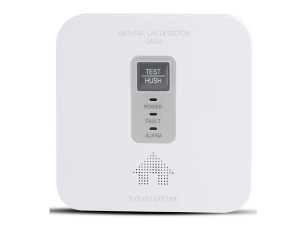 Housegard GA102, LPG, Natur Gass, Propan, Hjem, Kontor, 6 m, 85 dB, Hvit, Vegg