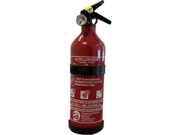 TourGO Brannslukningsapparat ABC Pulver - 1 kg.