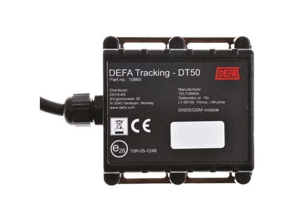 DEFA dt50 tracking (kræver forh. login)