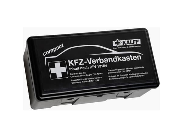 Kalff 23503 Forbindingskasse Lastbil, Motorcykel, Personbil, Firhjulscrosser, SUV, Autocamper (L x B x H) 90 x 218 x 110 mm DIN 13164 02-2022 1 stk