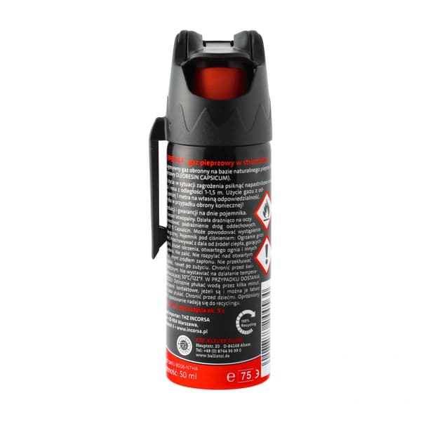 KO pepparspray försvar 50 ml JET-ström