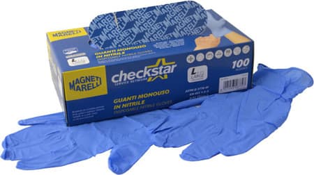 MAGNETI MARELLI NITRILHANDSKER BLÅ XL 100 STK.