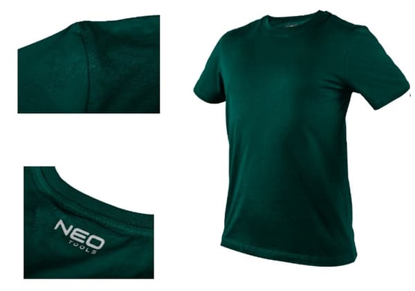 NEO TOOLS T-SHIRT GRÖN, STORLEK L