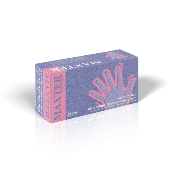 EMKA LÄÄKETIETEELLISET NITRIILIKÄSINEET PUUTERITTOMAT SININEN XL- MAXTER (200 KPL)