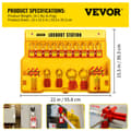 Miniatyrbillede 2 af 2: Lockout Tagout Kit, 58 PCS Komplet Sæt, Holdbare Hængelåse og Sikkerhedsetiketter,58 STK