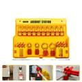 Miniatyrbillede 1 af 2: Lockout Tagout Kit, 58 PCS Komplet Sæt, Holdbare Hængelåse og Sikkerhedsetiketter,58 STK