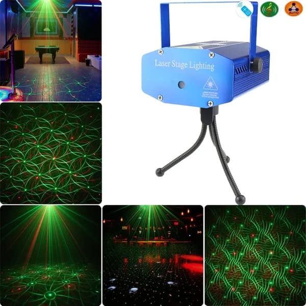 Laserprojektor Bar, Flere Mønstre, LED Vandmærker
