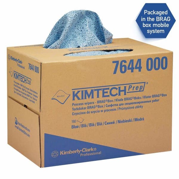 Kimtech industriabsorbent - 7644 - Processtorkare * - 1 dispenserlåda* med 160 blå torkare