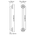 Miniatyrbilde 10 av 10: RIDDER Gripestang 60 cm svart aluminium