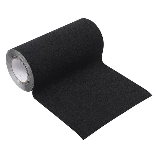 Antislipband, korund och PVC-material, frostad yta, lätt att installera,svart