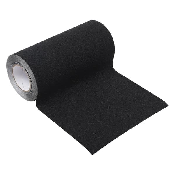 Antislipband, korund och PVC-material, frostad yta, lätt att installera,svart