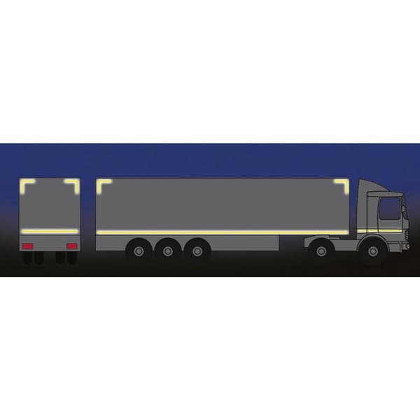 3M Diamond Grade™ 983-72 9837255OLD Konturmarkering, reflekterande band Röd (reflekterande) 50 m